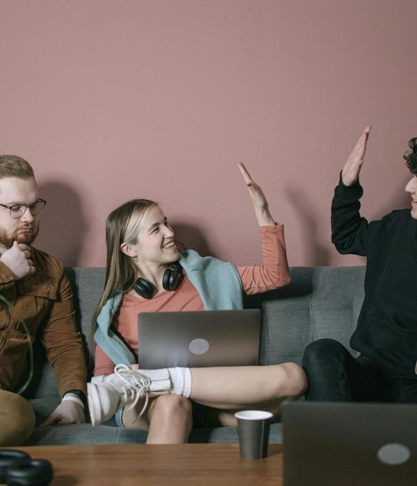 Woman feeling energetic and balanced in a bright room.